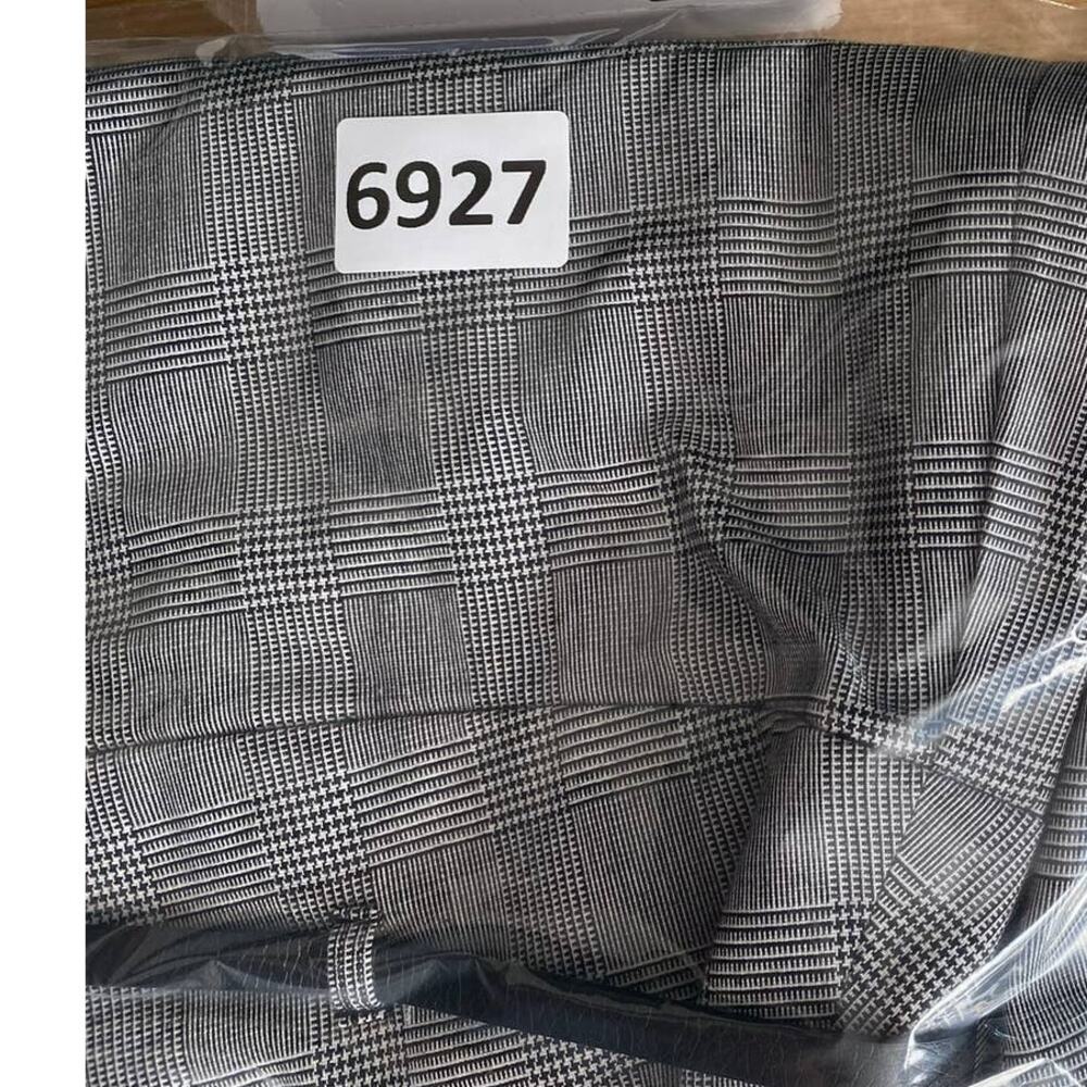 Liz Claiborne Career Pencil Skirt 8T 8 Tall Black Check Pattern - Picture 8 of 8